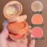 Палетка 3 в 1 Нudavioji Blusher & Highlighter (румяна, хайлайтер, тени для век) №2