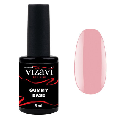 Базовое камуфлирующее покрытие Vizavi Red Line 6 ml Cover Pink