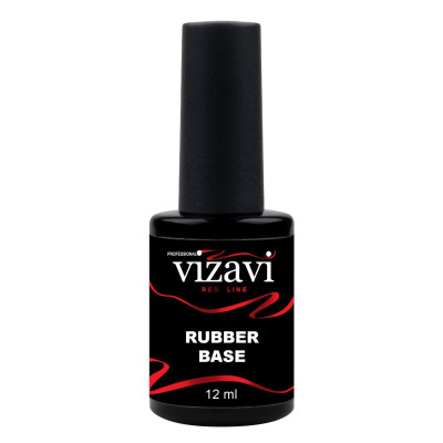 Базовое покрытие для гель-лака Vizavi Red Line Rubber Base 12 ml