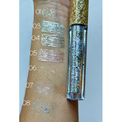 Кремовые глиттеры Bless Beauty Diamond Shine 01