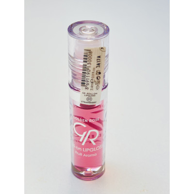 Блиск для губ Golden Rose Roll-On Lipgloss 01 strawberry