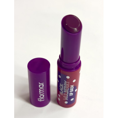 Защитный бальзам для губ BLACK MULBERRY (Шелковица) Flormar Lip Balm, SPF 15
