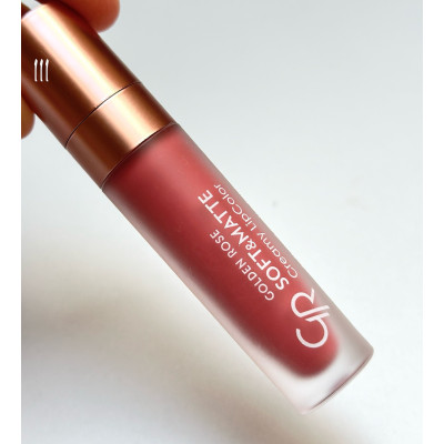 Кремова матова помада для губ Golden Rose Soft&Matte Creamy Lipcolor 111