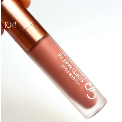 Кремовая матовая помада для губ Golden Rose Soft & Matte Creamy Lipcolor 104