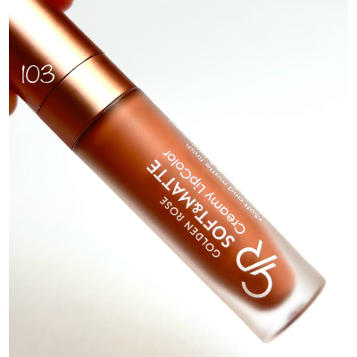 Кремова матова помада для губ Golden Rose Soft&Matte Creamy Lipcolor 103
