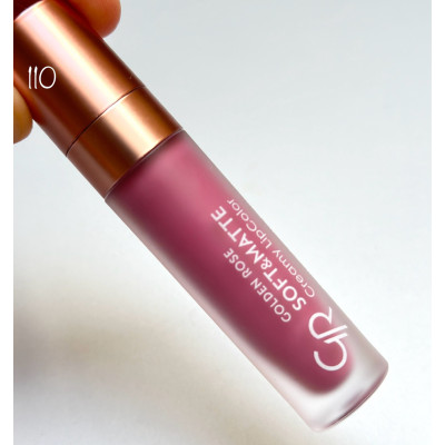 Кремовая матовая помада для губ Golden Rose Soft & Matte Creamy Lipcolor 110