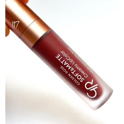 Кремовая матовая помада для губ Golden Rose Soft & Matte Creamy Lipcolor 117
