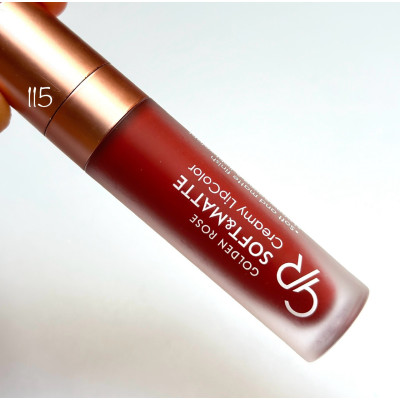 Кремовая матовая помада для губ Golden Rose Soft & Matte Creamy Lipcolor 115
