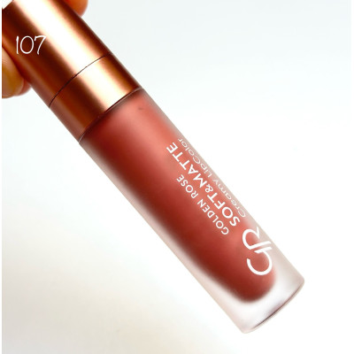 Кремовая матовая помада для губ Golden Rose Soft & Matte Creamy Lipcolor 107