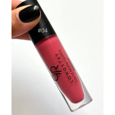 Матовая жидкая помада для губ Golden Rose LongStay liquid Matte Lipstick 04