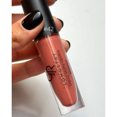 Матова рідка помада для губ Golden Rose LongStay liquid Matte Lipstick 42