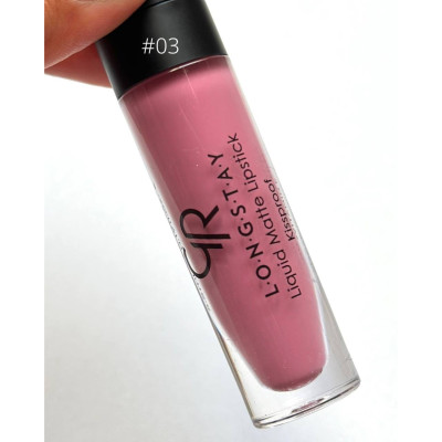 Матовая жидкая помада для губ Golden Rose LongStay liquid Matte Lipstick 03
