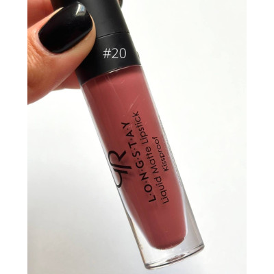 Матова рідка помада для губ Golden Rose LongStay liquid Matte Lipstick 20