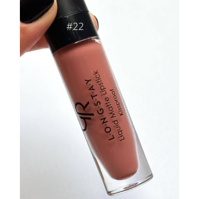 Матовая жидкая помада для губ Golden Rose LongStay liquid Matte Lipstick 22