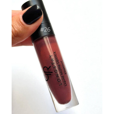 Матова рідка помада для губ Golden Rose LongStay liquid Matte Lipstick 26
