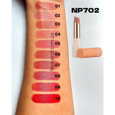 Помада для губ Neverti Let Lip Rejoice NP702 004 Catwalk Lady