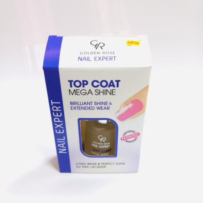 Верхнее покрытие для ногтей Golden Rose Nail Expert Top Coat Mega Shine