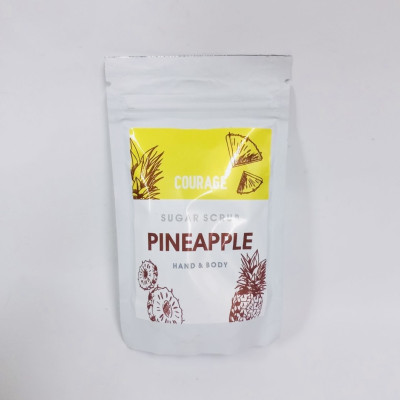 Скраб для тела сахарный Courage Sugar Scrub mini Ананас 50 гр
