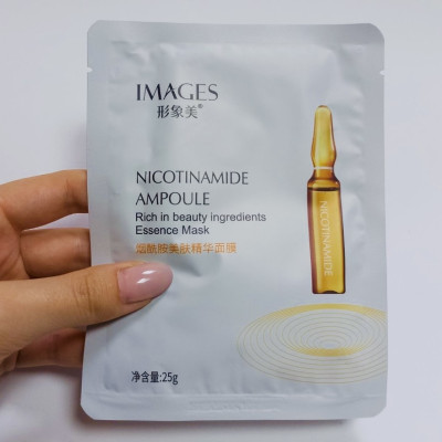 Маска тканевая ампульная с никотинамидом Images Nicotinamide Ampoule Essence Mask