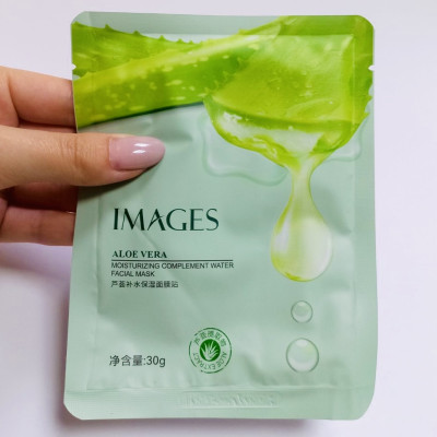 Маска для лица тканевая с экстрактом алоэ Images Aloe Vera Supple Skin Hydrogel 30g
