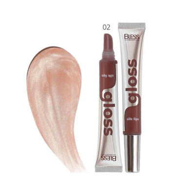 Блеск для губ Gloss Silk Lips Bless Beauty 02