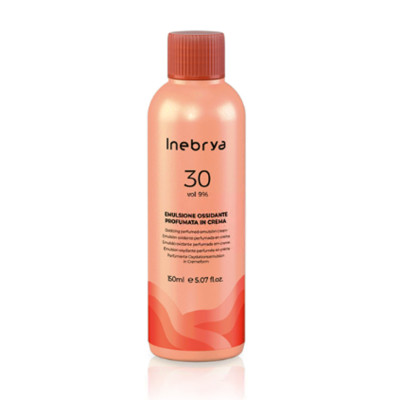Окислительная эмульсия парфюмерная  9% Color 30 Vol Oxidizing Perfumed Emulsion Cream Inebrya, 150 мл