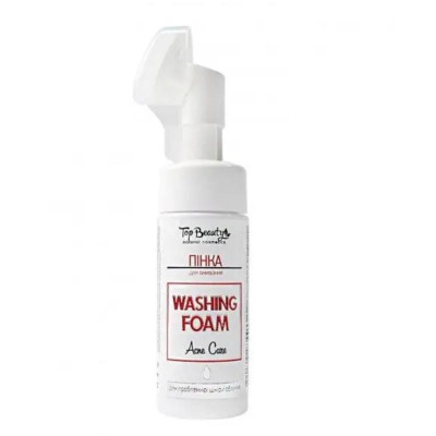 Пенка антиакне для умывания для проблемной кожи лица с щеточкой Acne Care Top Beauty 150 мл