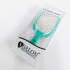 Расчёска для волос матовая зеленая с белой щетиной Salon Professional Super Brush B-9