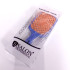 Расческа для волос матовая голубая с оранжевой щетиной Salon Professional Super Brush A-3
