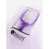 Расчёска для волос матовая фиолетовая с белой щетиной Salon Professional Super Brush C-9