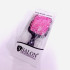 Расчёска для волос матовая черная с розовой щетиной Salon Professional Super Brush E-8
