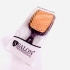 Гребінець для волосся матовий чорний з помаранчевою щетиною Salon Professional Super Brush E-3