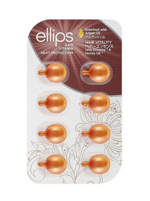 Ellips Капсулы для волос Здоровье волос с женьшенем и медом 8 шт