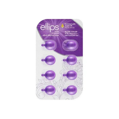 Ellips Капсулы для волос Сияние цвета с маслом подсолнечника 8 шт