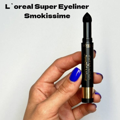 Подводка для глаз L’Oreal Paris Super Liner Smokissime 100 - Black smoke (черный)