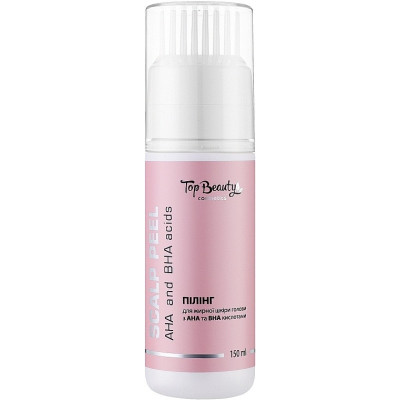 Пилинг для жирной кожи головы с кислотами АНА и ВНА 150 мл Top Beauty