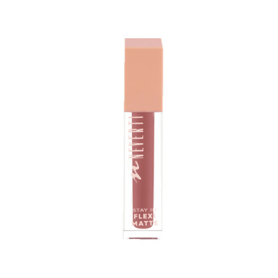 Помада для губ матовая жидкая Neverti Matte Liquid Lipstick NP801 02 White Mocha Kiss
