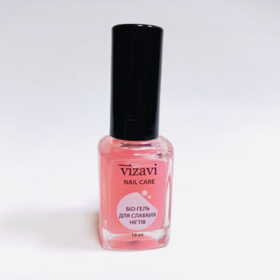 Лечебный лак для ногтей Vizavi NailCare Био-гель для слабых ногтей 10 мл