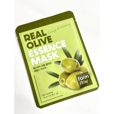 Маска для лица увлажняющая с экстрактом оливы FarmStay Real Olive Essence Mask 23 ml