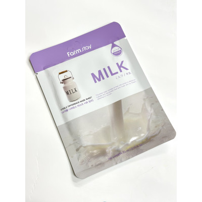 Маска для лица увлажняющая с молочными протеинами FarmStay Visible Difference Milk 23 ml