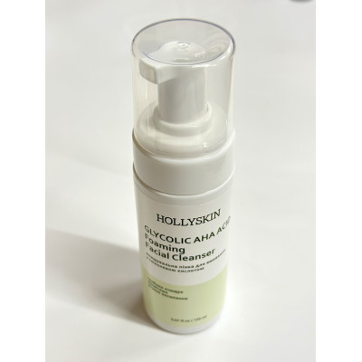 Пенка для умывания очищающая с гликолевой кислотой HollySkin Glycolic AHA Acid Foaming Facial Cleanse 150 ml
