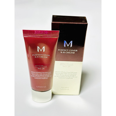 ББ-крем MISSHA Perfect Cover BB Cream SPF42/PA++ (Тон: #21 Light Beige) 20ml