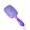 Расчёска для волос матовая фиолетовая с фиолетовой щетиной Salon Professional Super Brush C-1