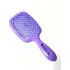 Гребінець для волосся матовий фіолетовий з фіолетовою щетиною Salon Professional Super Brush C-1