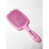 Расчёска для волос матовая розовая с розовой щетиной Salon Professional Super Brush D-8