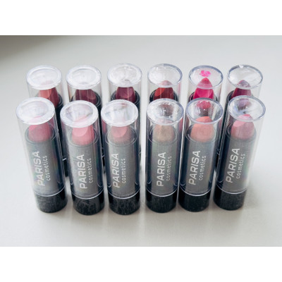 Набор помад для губ Parisa Cosmetics L-06 mix (12 штук) сет С