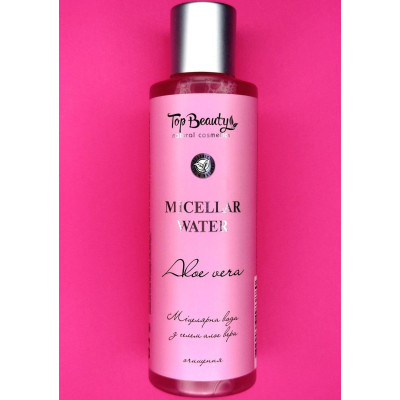 Мицелярная вода с гелем алоэ вера Micellar Water Aloe Vera Top Beauty 200 мл