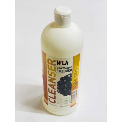 Жидкость для снятия липкого слоя и очистки кистей от геля Nila cleanser 1000 ml ежевика