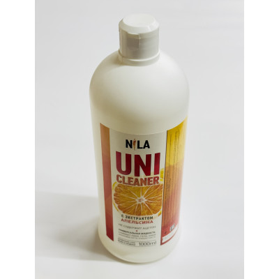 Жидкость для снятия гель лака универсальный ремувер очиститель NILA UNI CLEANER 1000 мл