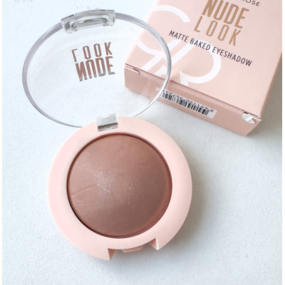 Тени для Век запеченные Golden Rose Nude Look Matte Baked Caramel